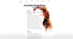 Desktop Screenshot of annechienkoerselman.nl