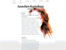 Tablet Screenshot of annechienkoerselman.nl